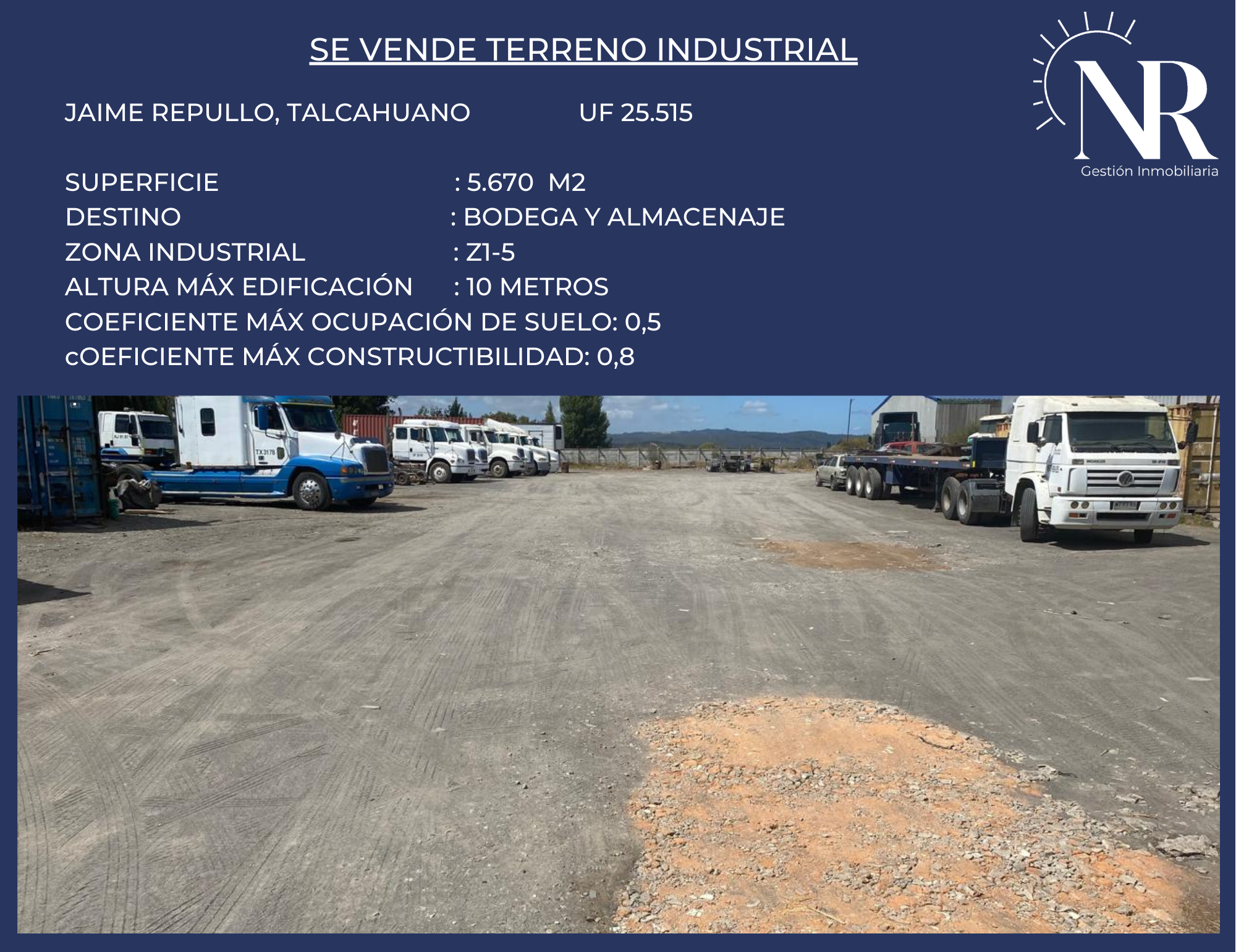 Se Vende Terreno en Jaime Repullo, Talcahuano