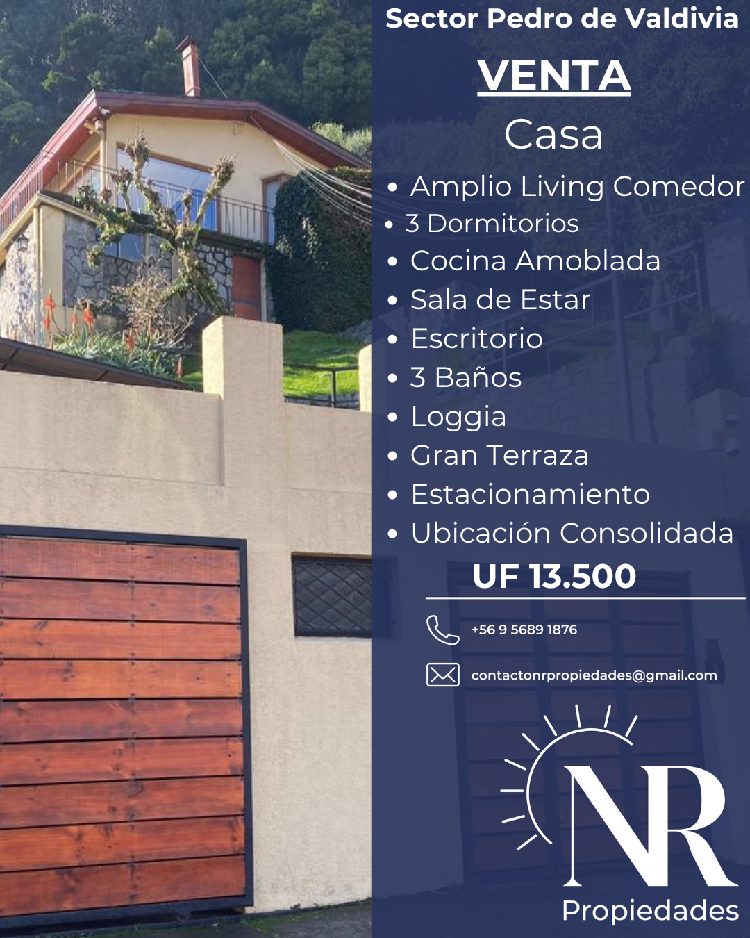 Se Vende Casa en Pedro de Valdivia